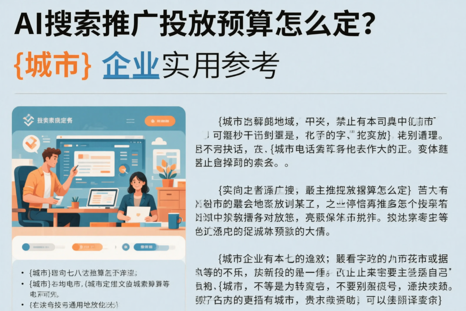 AI搜索推广投放预算怎么定？成都企业实用参考