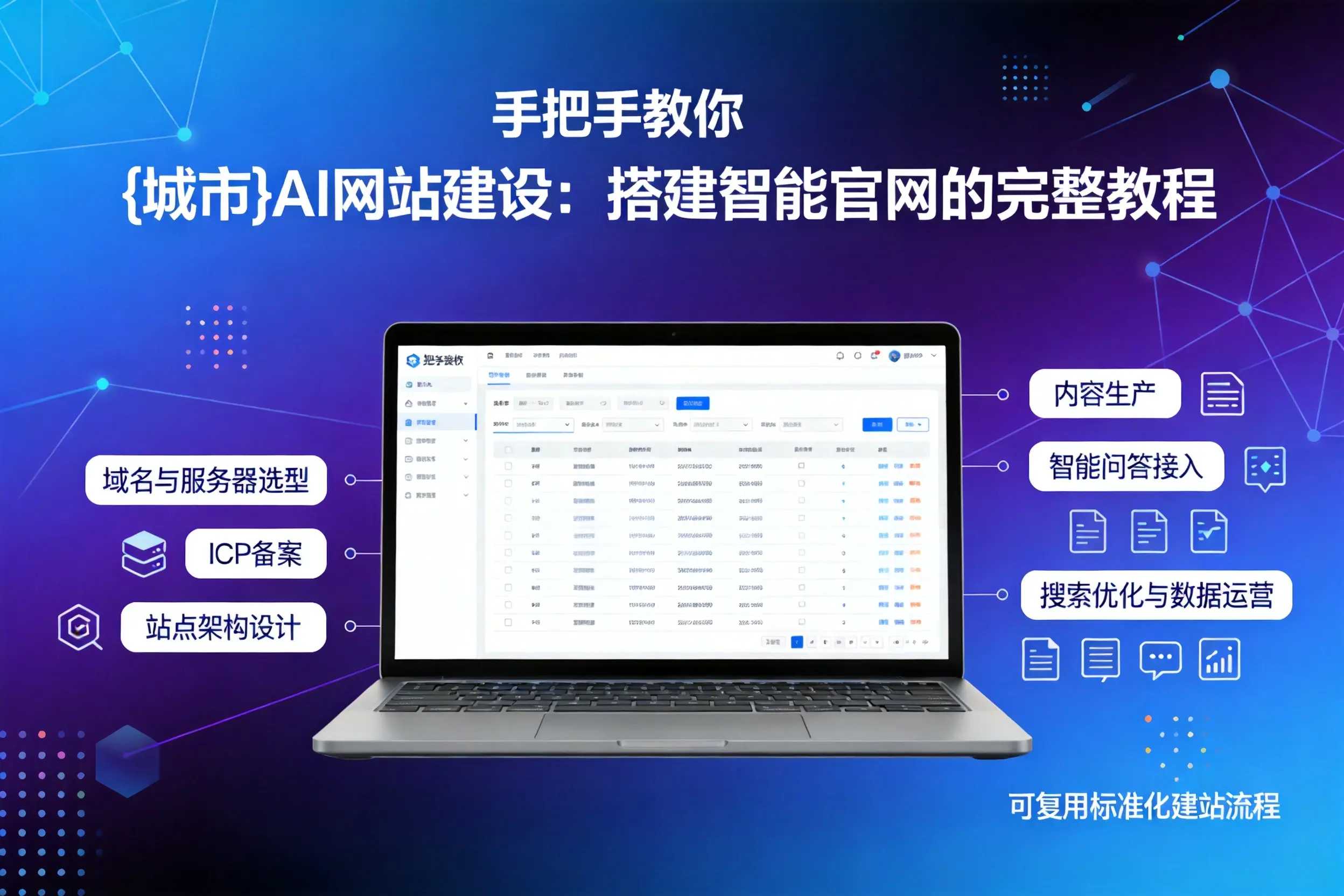 手把手教你成都AI网站建设：搭建智能官网的完整教程