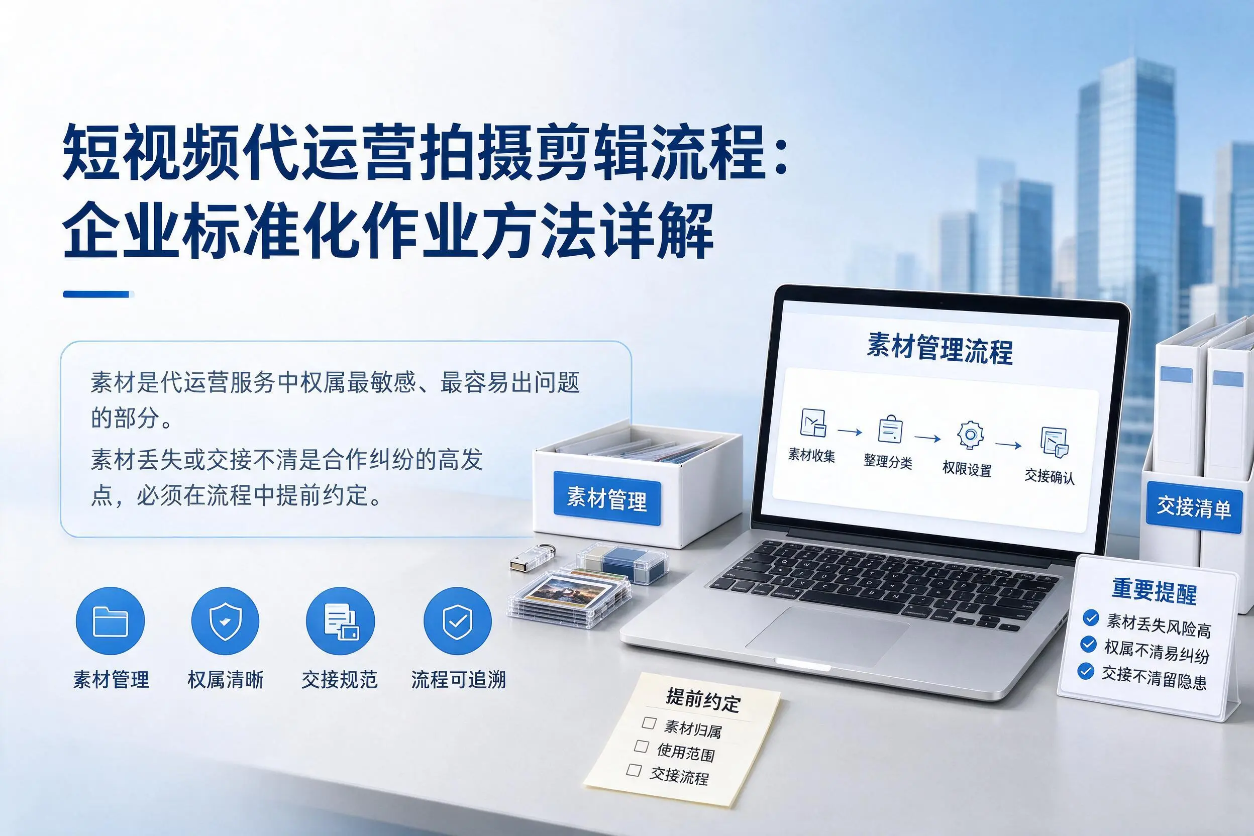 短视频代运营拍摄剪辑流程：成都企业标准化作业方法详解