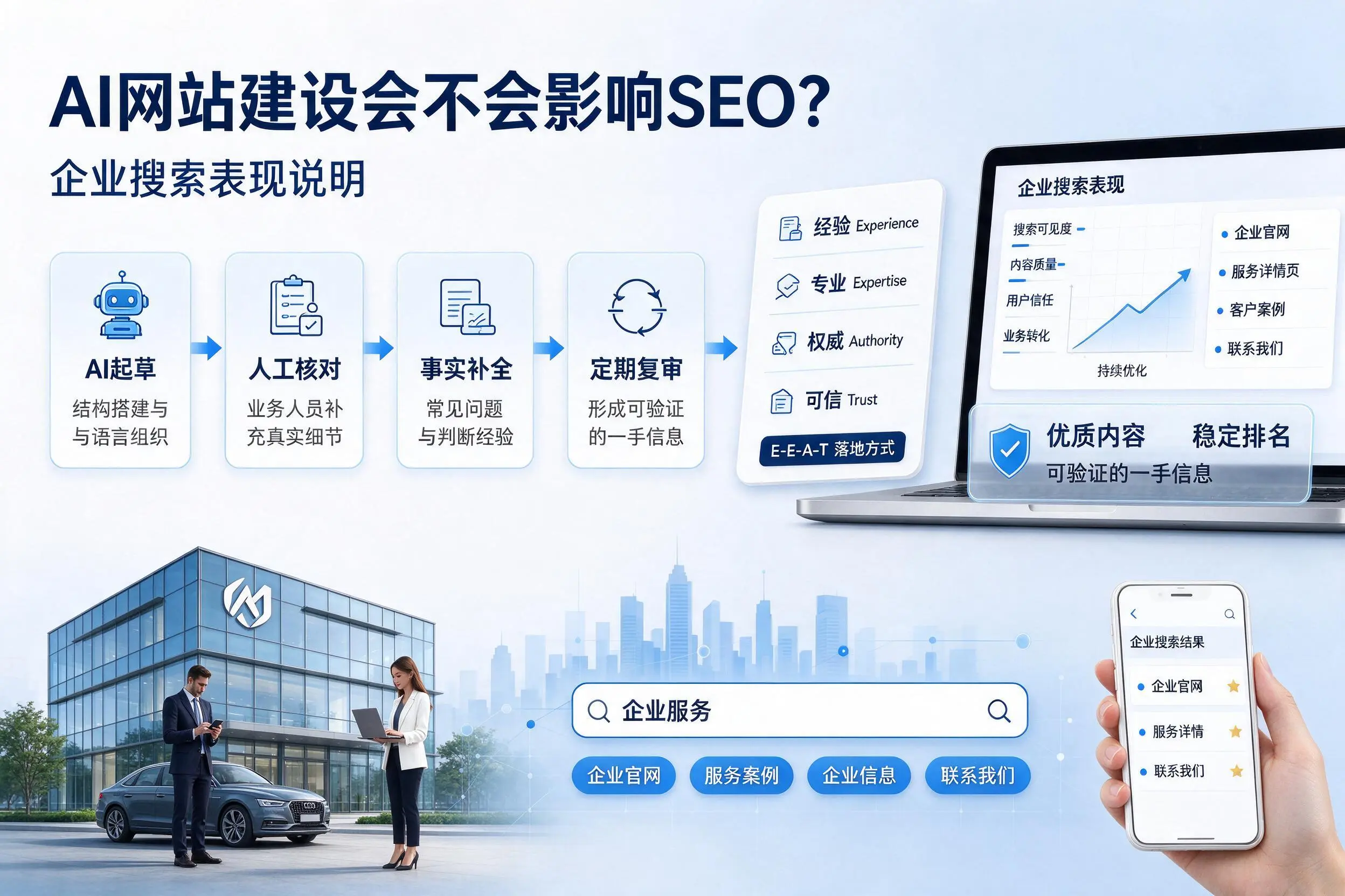 AI网站建设会不会影响SEO？成都企业搜索表现说明