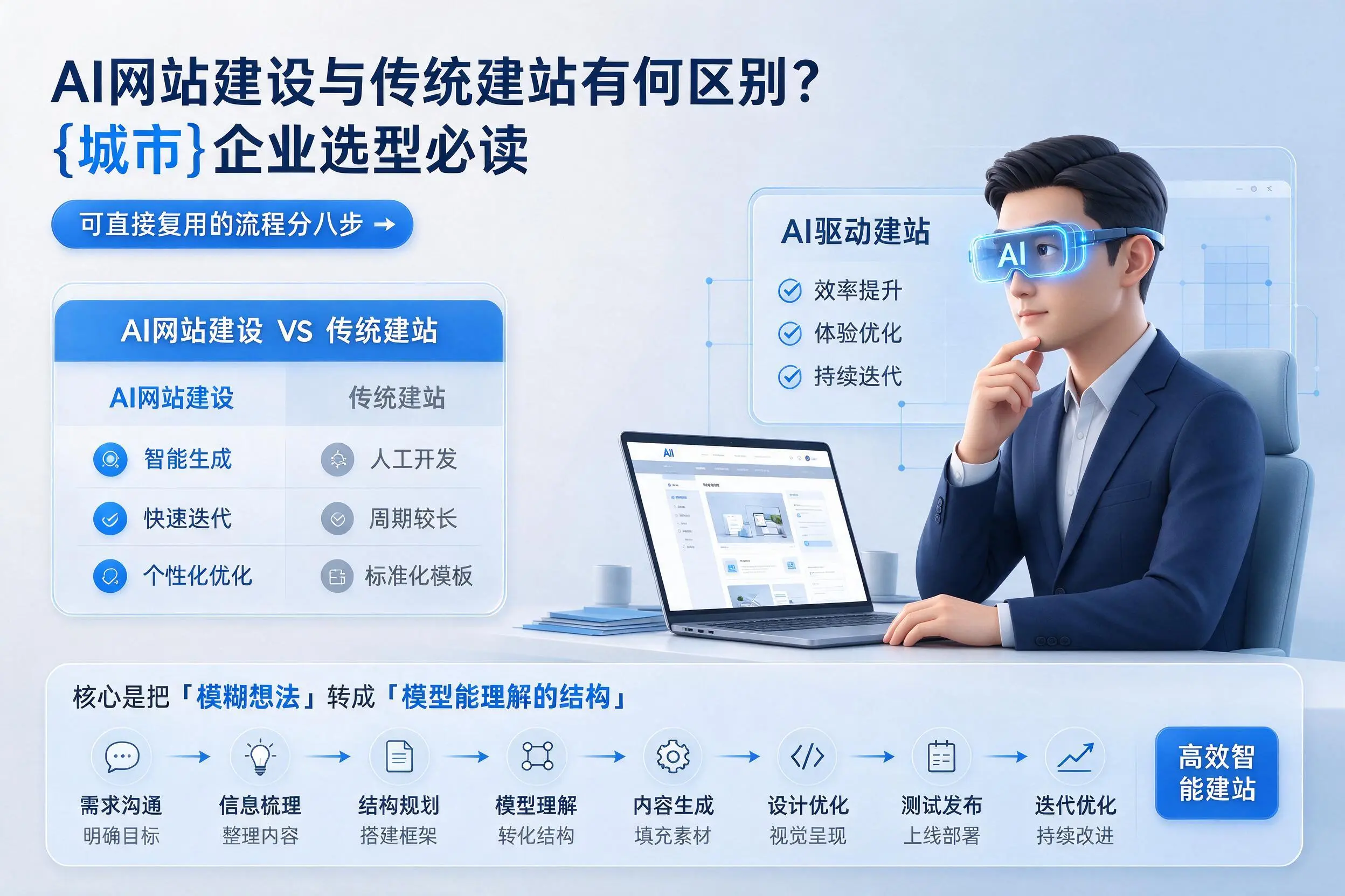 AI网站建设与传统建站有何区别？成都企业选型必读