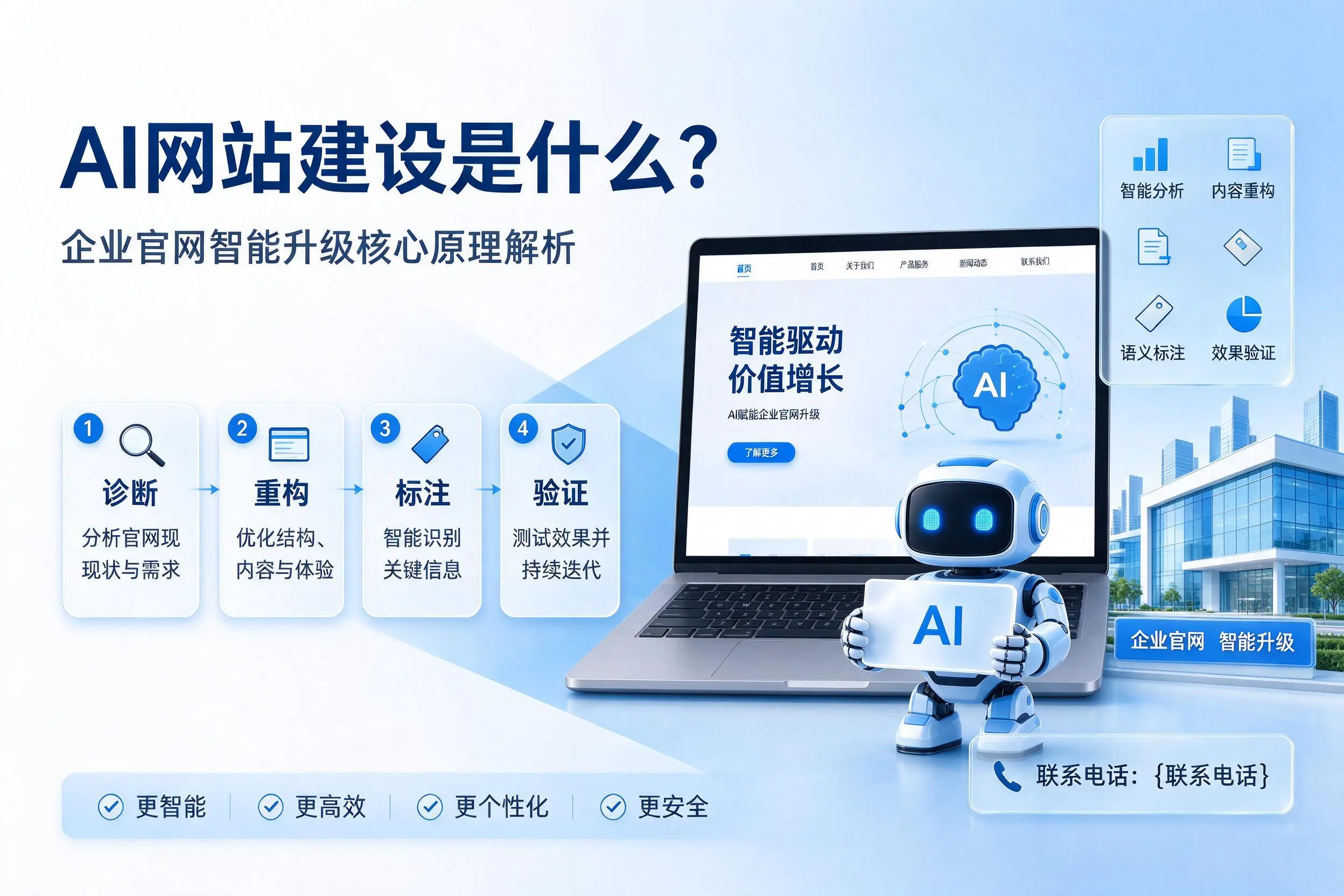 AI网站建设是什么?成都企业官网智能升级核心原理解析