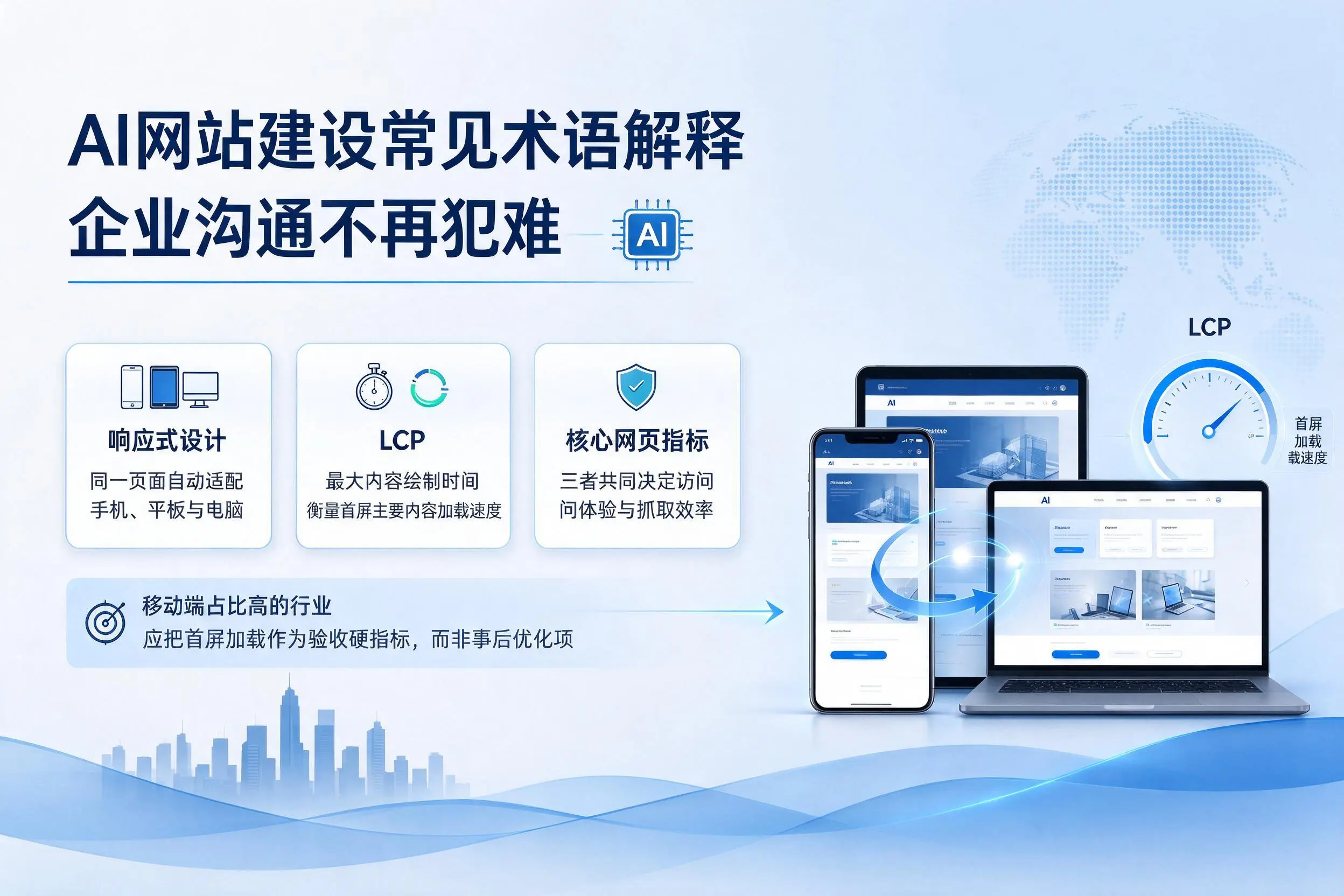 AI网站建设常见术语解释,成都企业沟通不再犯难